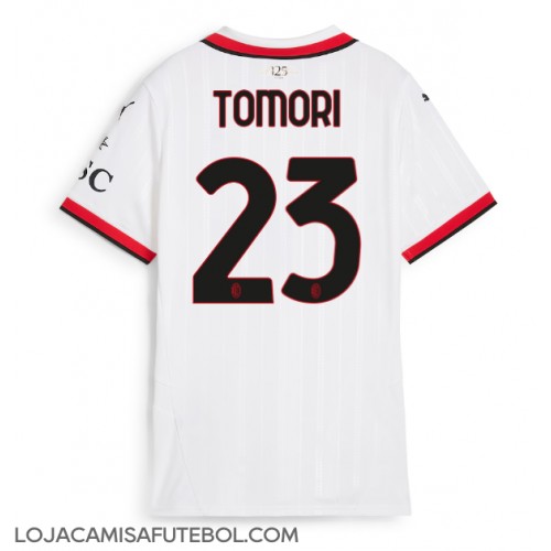 Camisa de Futebol AC Milan Fikayo Tomori #23 Equipamento Secundário Mulheres 2024-25 Manga Curta